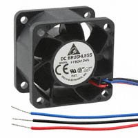 Delta Electronics - FFB0412HN-F00 - FAN AXIAL 40X28MM 12VDC WIRE