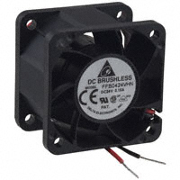 Delta Electronics - FFB0424VHN - FAN AXIAL 40X28MM 24VDC WIRE