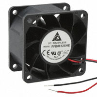 Delta Electronics - FFB0612SHE - FAN AXIAL 60X38MM 12VDC WIRE