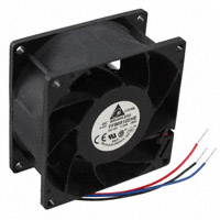 Delta Electronics - FFB0812EHE-R00 - FAN AXIAL 80X38MM 12VDC WIRE