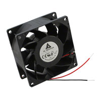 Delta Electronics - FFB0824EHE - FAN AXIAL 80X38MM 24VDC WIRE