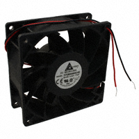 Delta Electronics - FFB0948SHE-T500 - FAN AXIAL 92X38MM 48VDC WIRE