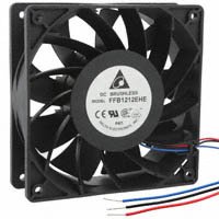 Delta Electronics - FFB1212EHE-F00 - FAN AXIAL 120X38MM 12VDC WIRE
