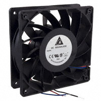 Delta Electronics - FFB1248EHE-F00 - FAN AXIAL 120X38MM 48VDC WIRE