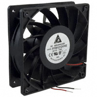 Delta Electronics - FFB1212VHE - FAN AXIAL 120X38MM 12VDC WIRE