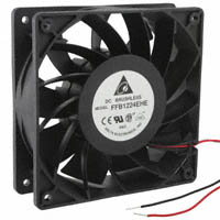 Delta Electronics - FFB1224EHE - FAN AXIAL 120X38MM 24VDC WIRE