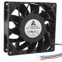 Delta Electronics - FFB1312EHE-F00 - FAN AXIAL 127X38MM 12VDC WIRE