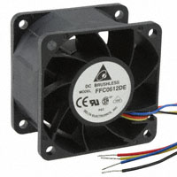 Delta Electronics - FFC0612DE-F00 - FAN AXIAL 60X38MM 12VDC WIRE