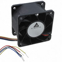 Delta Electronics - FFC0612DE-PP01 - FAN AXIAL 60X38MM 12VDC WIRE