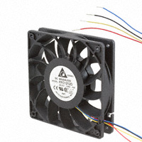 Delta Electronics - FFC1212D-F00 - FAN AXIAL 120X25MM 12VDC WIRE