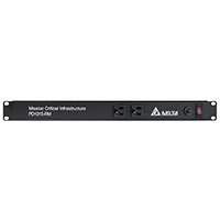 Delta Electronics - PD1015-RM - 1U RACK MOUNT PDU 10 OUTLETS 2 F