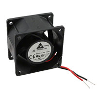 Delta Electronics - PFB0612GHE-T500 - FAN AXIAL 60X38MM 12VDC WIRE