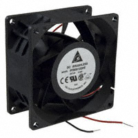 Delta Electronics - PFB0812DHE - FAN AXIAL 80X38MM 12VDC WIRE