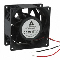 Delta Electronics - PFB0824UHE-T500 - FAN AXIAL 80X38MM 24VDC WIRE