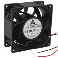 Delta Electronics - PFB0912GHE - FAN AXIAL 92X38MM 12VDC WIRE