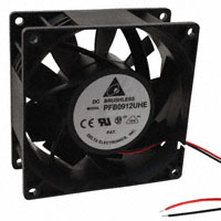 Delta Electronics - PFB0912UHE - FAN AXIAL 92X38MM 12VDC WIRE