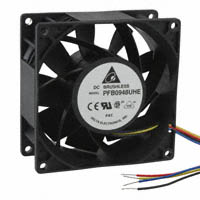 Delta Electronics - PFB0948UHE-TP16 - FAN AXIAL 92X38MM 48VDC WIRE