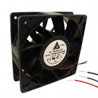Delta Electronics - PFB1212UHE-T50F - FAN AXIAL 120X38MM 12VDC WIRE