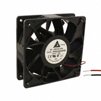 Delta Electronics - PFB1224GHE - FAN AXIAL 120X38MM 24VDC WIRE