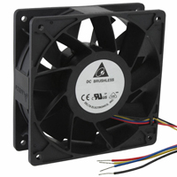 Delta Electronics - PFB1248UHE-EP - FAN AXIAL 120X38MM 48VDC WIRE