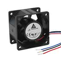 Delta Electronics - PFB0612SHE-R00 - FAN AXIAL 60X60X38MM 12V WIRE