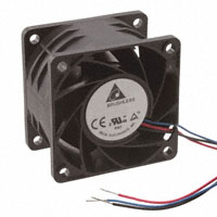 Delta Electronics - PFR0612UHE-F00 - FAN AXIAL 60X38MM 12VDC WIRE