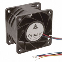 Delta Electronics - PFR0612XHE-F00 - FAN AXIAL 60X38MM 12VDC WIRE
