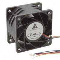 Delta Electronics - PFR0612XHE-SP00 - FAN AXIAL 60X38MM 12VDC WIRE