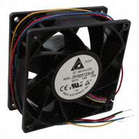 Delta Electronics - PFR0912XHE-SP00 - FAN AXIAL 92X38MM 12VDC WIRE