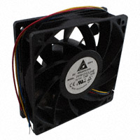 Delta Electronics - PFR1212UHE-SP00 - FAN AXIAL 120X38MM 12VDC WIRE