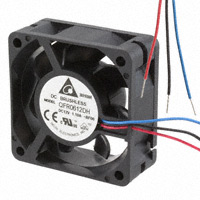 Delta Electronics - QFR0612DH-BF00 - FAN AXIAL 60X25.4MM 12VDC WIRE