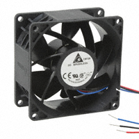 Delta Electronics - QFR0812UHE-F00 - FAN AXIAL 80X38MM 12VDC WIRE