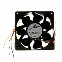 Delta Electronics - QFR1212EHE - FAN AXIAL 120X120X38MM 12V WIRE