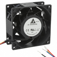 Delta Electronics - TFA0948AE - FAN AXIAL 92X38MM 48VDC WIRE