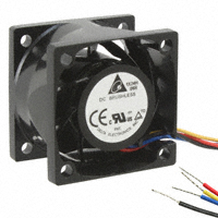 Delta Electronics - THA0412BN - FAN AXIAL 40X28MM 12VDC WIRE