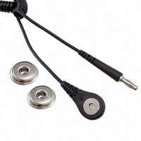 Desco - 09180 - CORD COIL JEWEL MAGSNAP ONYX 6'