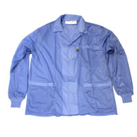Desco - 73760 - ESD JACKET W/CUFFS BLUE L