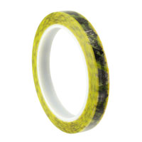 Desco - 79275 - TAPE CLR ESD YEL STRP 1/2"X72YDS
