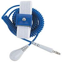 Desco - 09100 - WRIST STRAP W/6' CORD SAPPHIRE