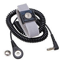 Desco - 09202 - WRST STRP ADJ ELST ONYX 6' ANG C