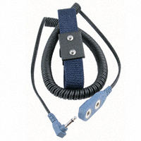 Desco - 19690 - WRIST STRAP DUAL ADJ SNAPS 6'CRD