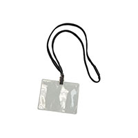 Desco - 34491 - BADGE HOLDER/ LANYARD KIT BLK 25