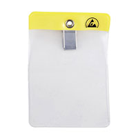 Desco - 35009 - ESD BADGE HOLDER CLIP-ON VERT