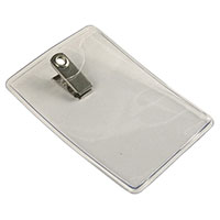 Desco - 35020 - HOLDER BADGE CLIP-ON VERT