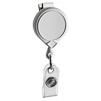 Desco - 35081 - BDG RL RND SWVL CLP WH