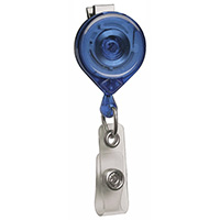 Desco - 35083 - BDG RL RND SWVL CLP TRANS BL