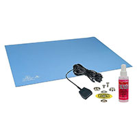 Desco - 66325 - TABLE MAT RUBBER BLUE 6' X 2.5'