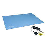 Desco - 66328 - TABLE MAT RUBBER BLUE 4' X 2'
