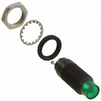 Dialight - 24979723332504 - LED PANEL IND GRN 28V CYLINDER