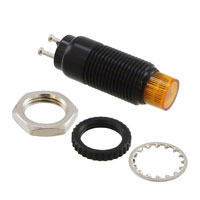 Dialight - 24980723333504F - LED PANEL IND YLW 28V CYLINDER